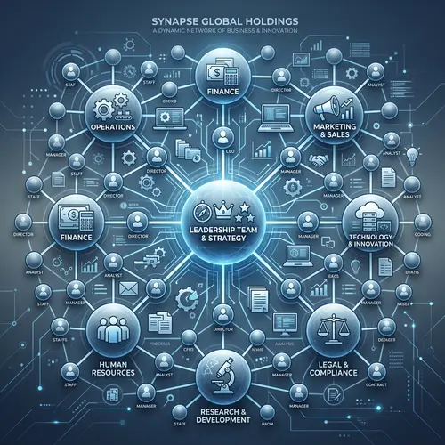 Abstract Company Representation: Connections & Leadership