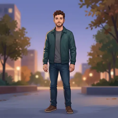 Solo Man Avatar - Standing Alone Image