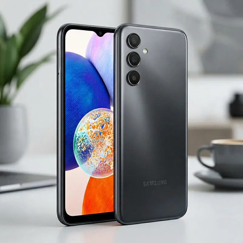 Samsung A14 5G Minimalistic Design - Edge-to-Edge Screen Elegance