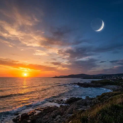 Sun and Moon Art: Celestial Artwork