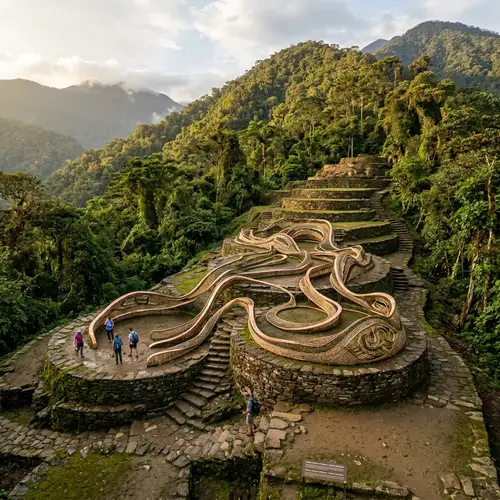 Teyuna Urban Archaeological Relic in Sierra Nevada