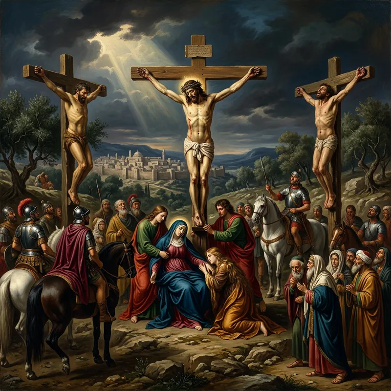 Renaissance Crucifixion: A Dramatic Depiction Renaissance Crucifixion: A Dramatic Depiction