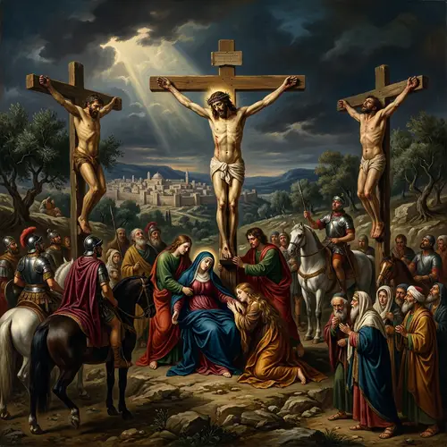 Renaissance Crucifixion: A Dramatic Depiction