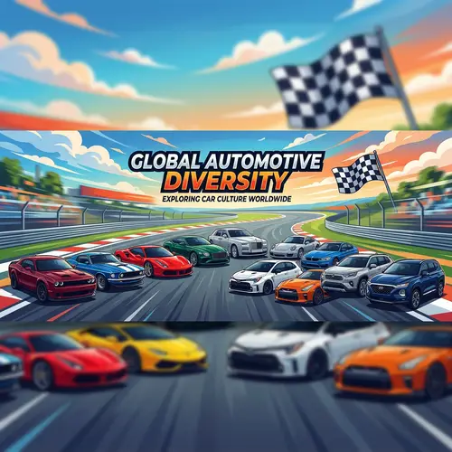 Discover Automotive Diversity with Car Brand Variety Banner