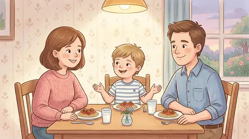 Heartwarming Children's Book Illustration