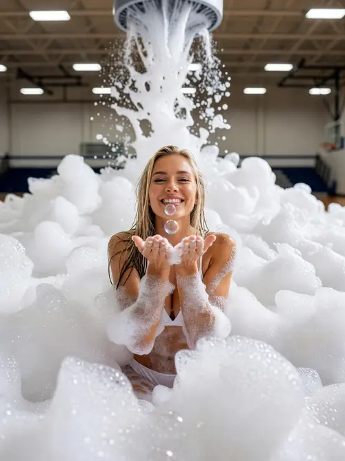 Fun Foam Party Photoshoot: Bubbles & Smiles