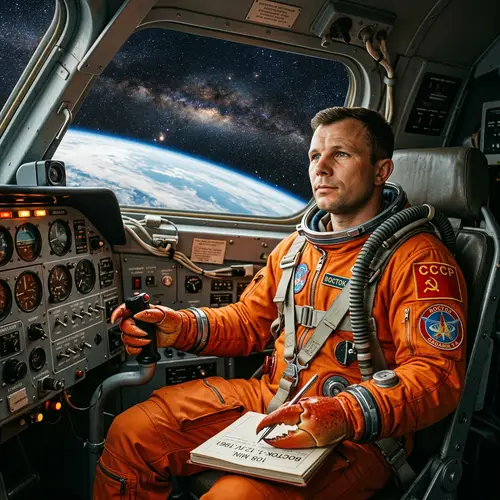 Gagarin Redefined: Crab-Fingered Space Pioneer