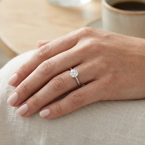 Engagement Ring on My Ring Finger