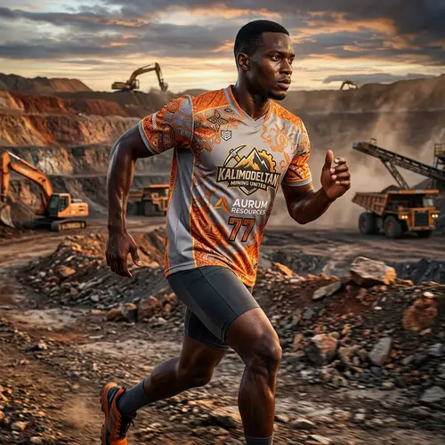 Dynamic Sports Jersey with Batik Motifs