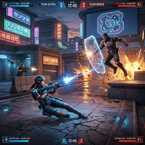 Thrilling Esports Gaming Scene in 4K Resolution