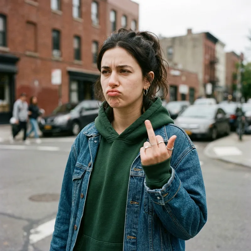 Express Yourself: Middle Finger Emoji Art