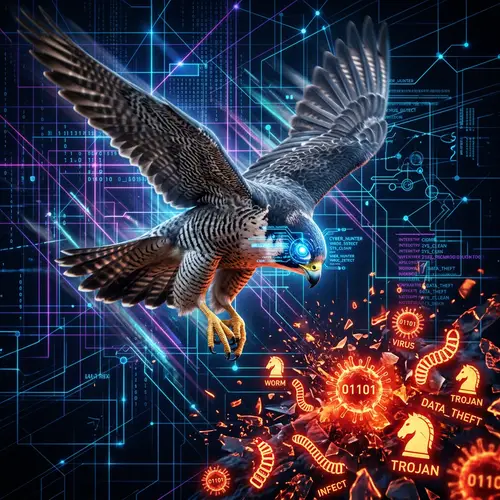 Cyberspace Peregrine Falcon vs. Malicious Software