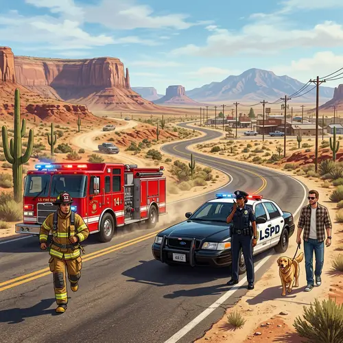 Explore Arizona RP in GTA SAMP: Scenic Landscapes