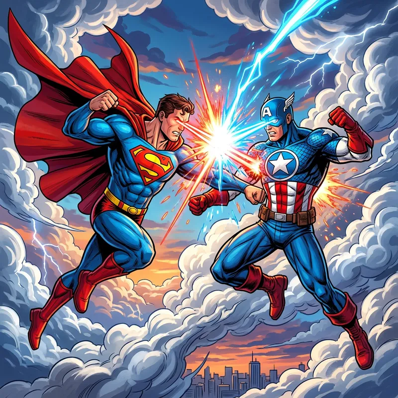 Superman vs. Homelander | Epic Aerial Showdown