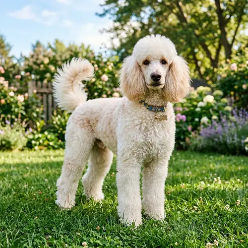 Groomed Poodle: The Perfect Playful Companion