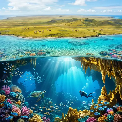 Explore a Mystical Ocean Planet with Stunning Caves