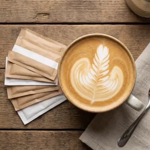 Perfect Steaming Latte with Latte Art