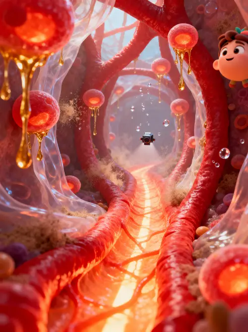 Explore a Pixar-Style Micro World in the Human Body