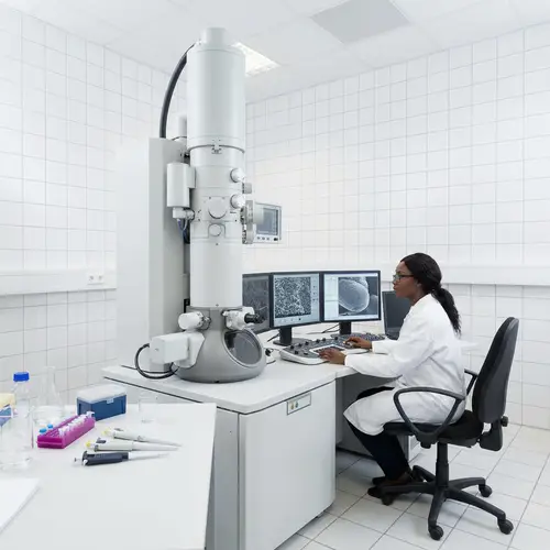 Scanning Electron Microscope (SEM) Device in Scientific Environment