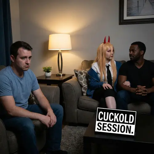 Blacked Cuckold Art Featuring Power from Chainsaw Man