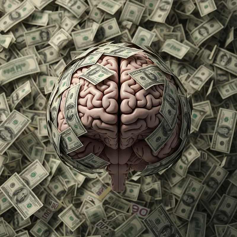 Brain Wrapped in Money: Greed vs. Conscience