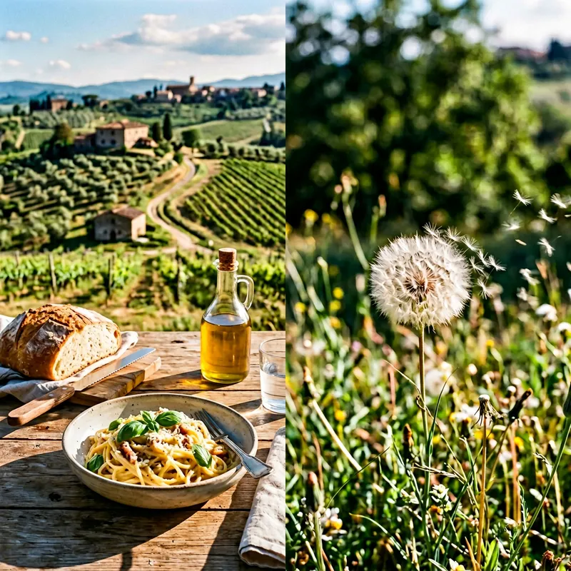 Italian Dandelion & Traditional Cuisine - Beautiful Italian Scene