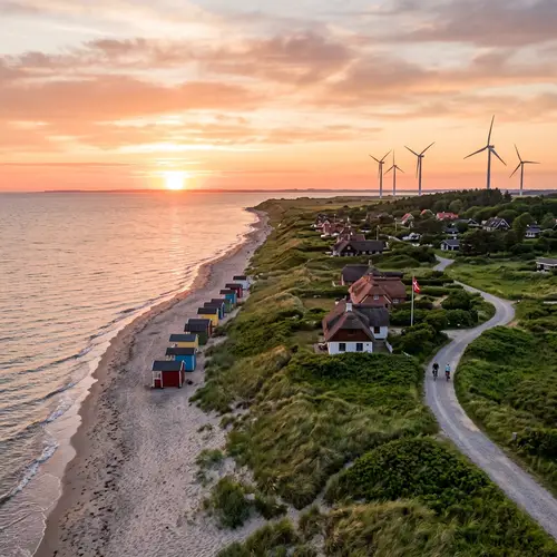 Tranquil Seashore in Klegod, Denmark | Danish Cottages & Windmills