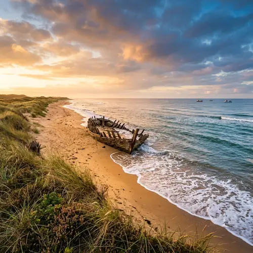Serene Beauty of Binderup Strand | Coastal Wonders in Denmark