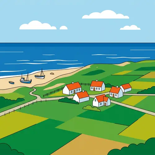 Minimalist Danish Fishing Village in Vorupør