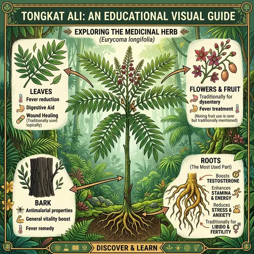 Tongkat Ali: A Visual Guide to Medicinal Herb