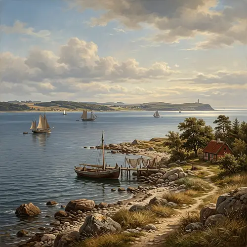 Classical Realism in Kattegat Landscapes - 19th Century Aesthetics