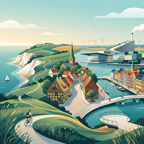Contemporary Views of Denmark: Landscapes, Towns & Architecture