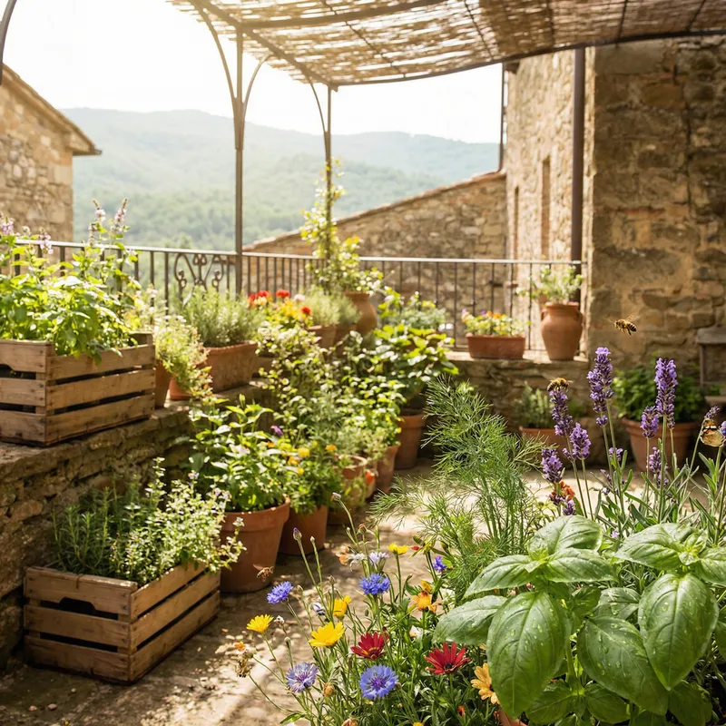 Enchanting Herb Paradise: Lush Nature's Bounty