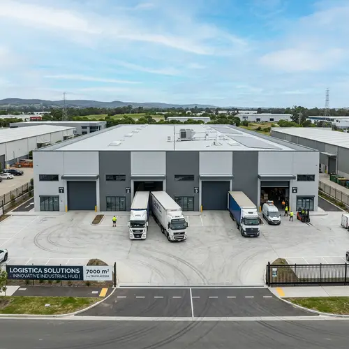 Modern 7000 m2 Industrial Building with Sandwich Panels