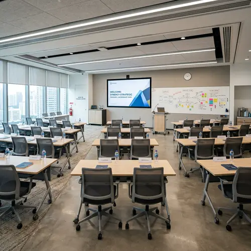 Flexible Office Training Room for 50 Participants
