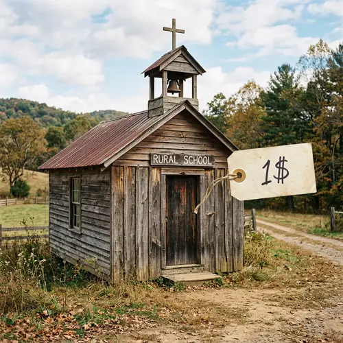 Unique $1 Schoolhouse Design
