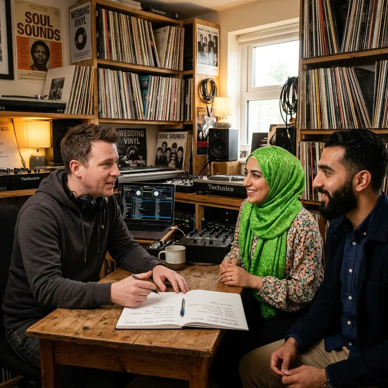 Wedding DJ Consultation for Couple's Music Planning