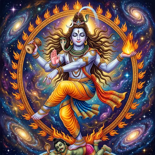 Lord Shiva Dance - Divine Cosmic Performance