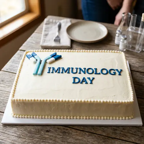 Immunology Day Celebration Cake