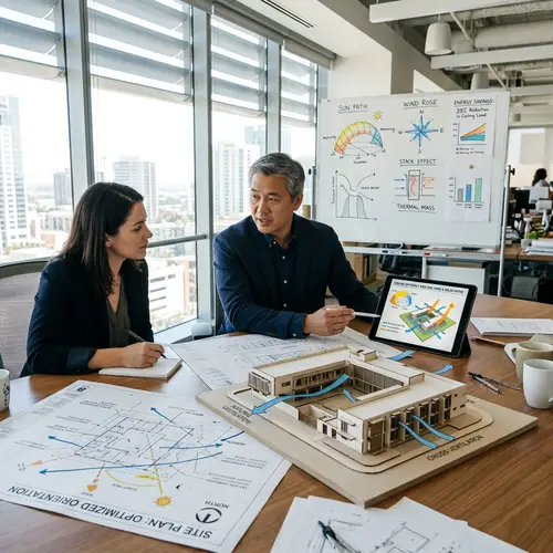 Optimize Building Orientation for Cooling Efficiency