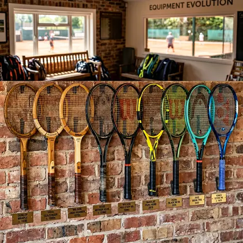 Modern and Sleek Tennis Rackets Evolution