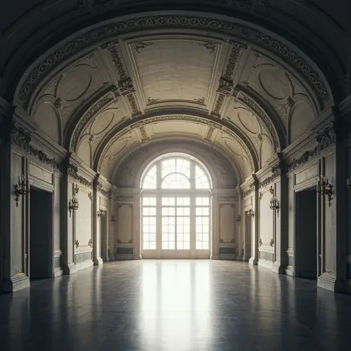 Empty Aristocratic Mansion Background