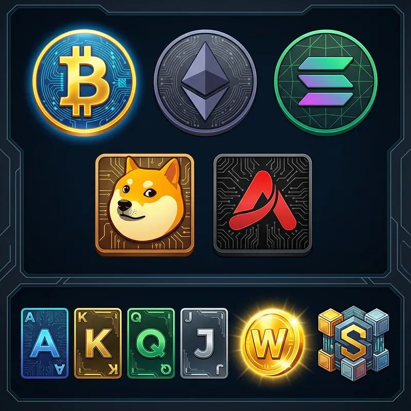 Explore High-Value Cryptocurrency Symbols & Styles