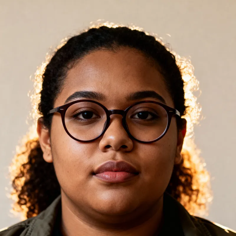 Stylish Portrait of a Dark-Haired Woman