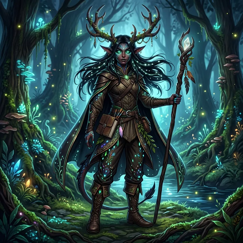 Seraphel Shadowmoon: Intriguing Tiefling with Deer-Like Antlers Seraphel Shadowmoon: Intriguing Tiefling with Deer-Like Antlers