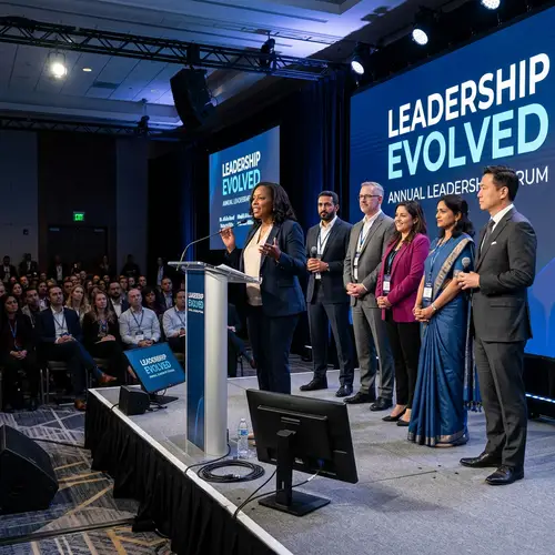 Diverse Keynote Speakers at Leadership Event - Inspiring Talks