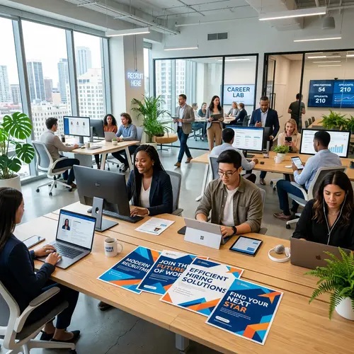Modern Recruitment in a Contemporary Office Setting