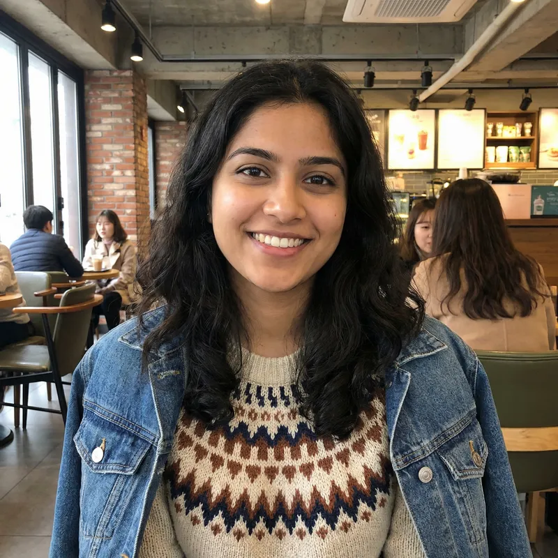 Indo-Korean Girl: 22-23 Years Old