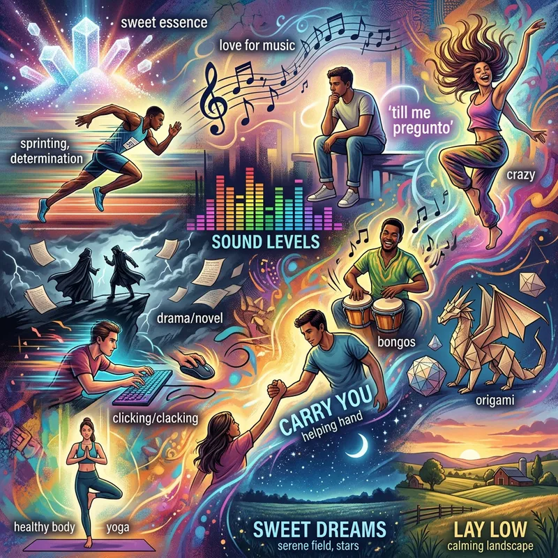 Abstract Concepts: Sugary Essence, Sprinter's Speed, Music Love