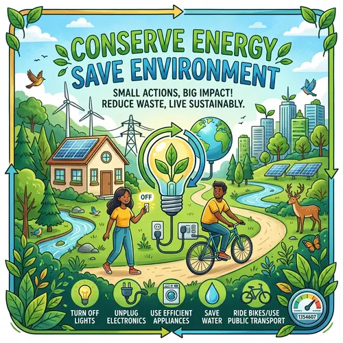Conserve Energy to Save the Environment